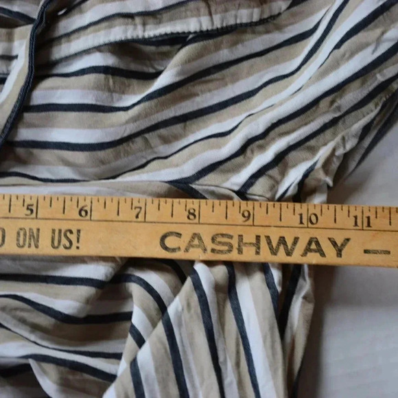 Striped Pants with Tie up  Waist - Picture 6 of 9